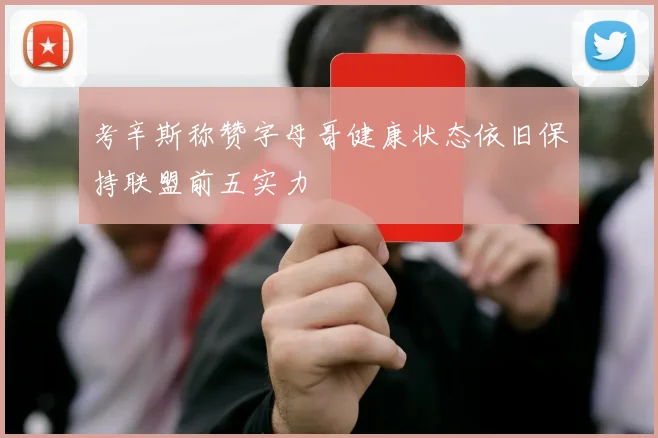 考辛斯称赞字母哥健康状态依旧保持联盟前五实力